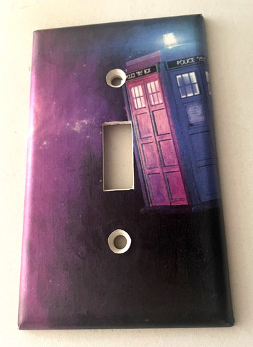 Doctor who tardis - tardis, plate
