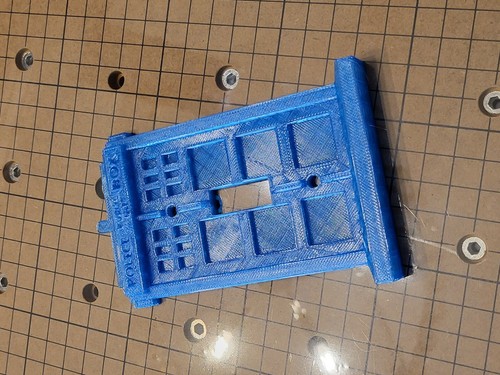 Who tardis blue police box - police,